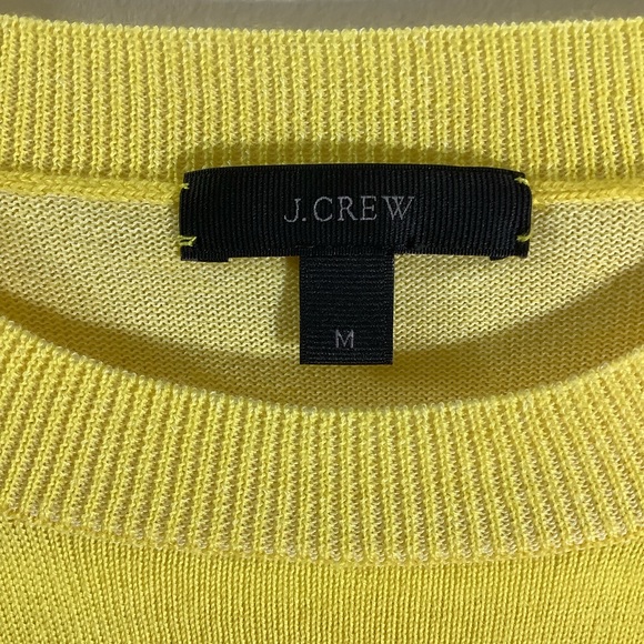 J. Crew Long Sleeve Wool Cotton Blend Crew Neck Sweater - Picture 3 of 6